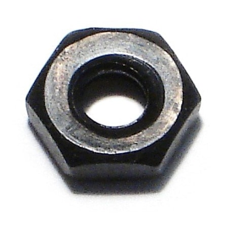 Hex Nut, #10-24, Steel, Black Oxide, 20 PK